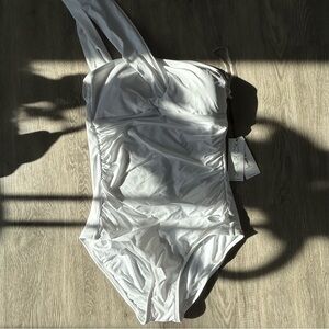 Calvin Klein White One-Piece Swimsuit-Size 12 NWT